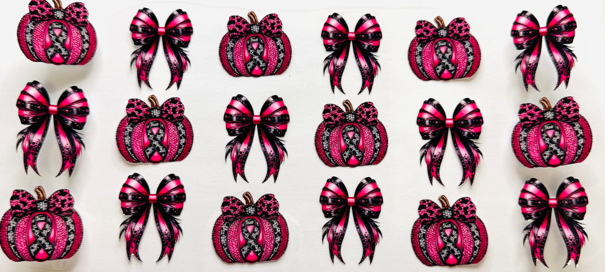 Pink Bows/Pumpkins