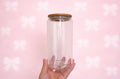 20oz Glass Snowglobe Tumbler