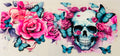 Skull & Flowers