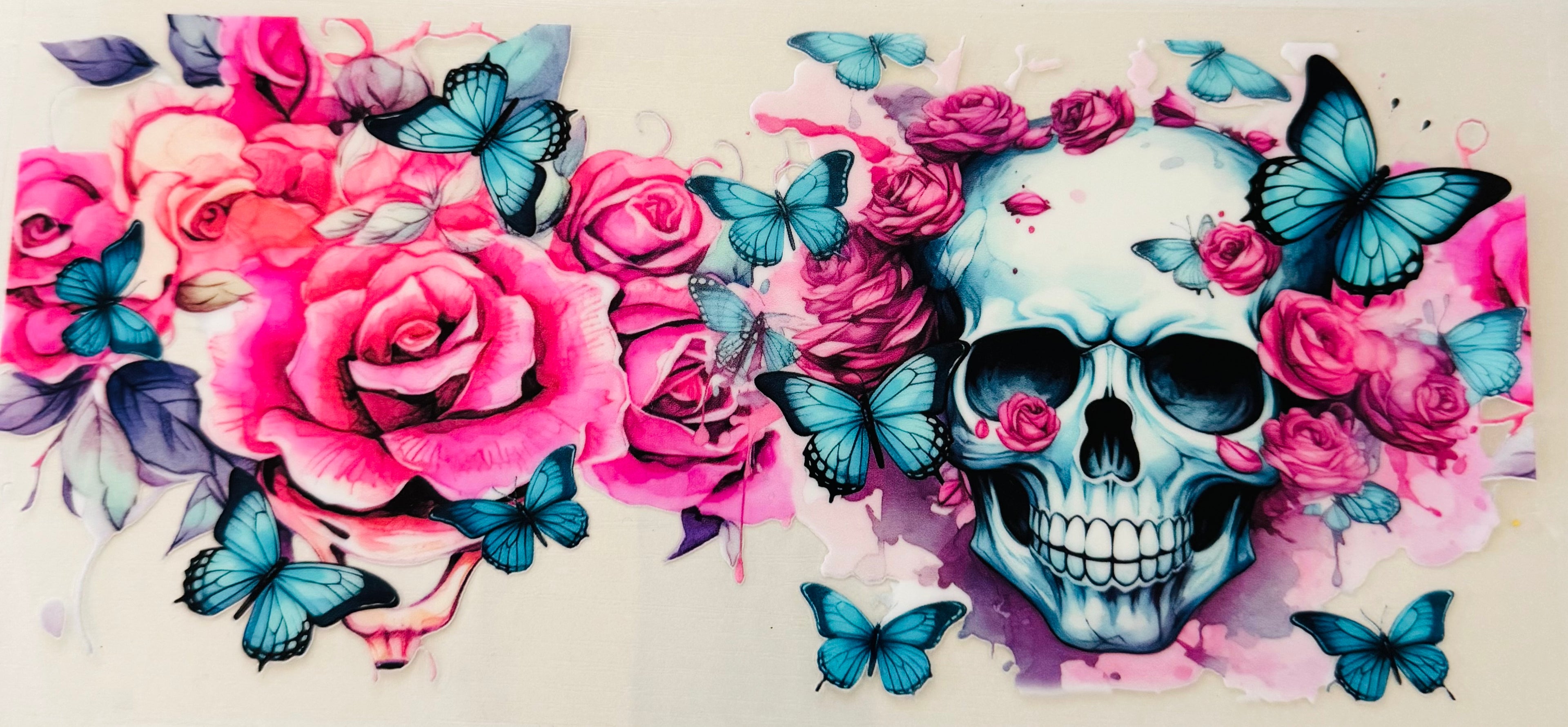Skull & Flowers