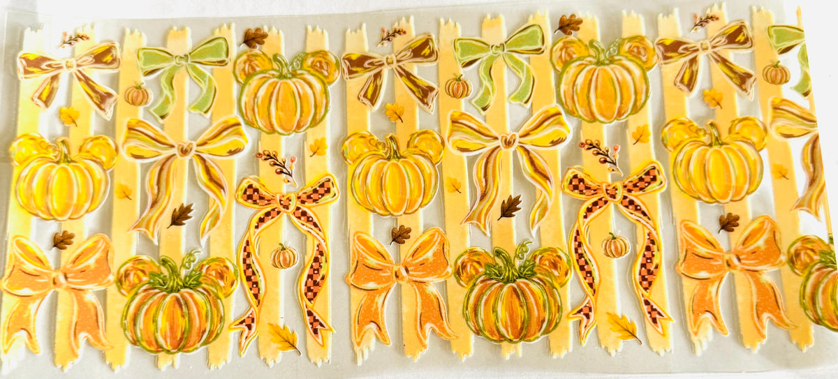 Fall Bows & Pumpkins