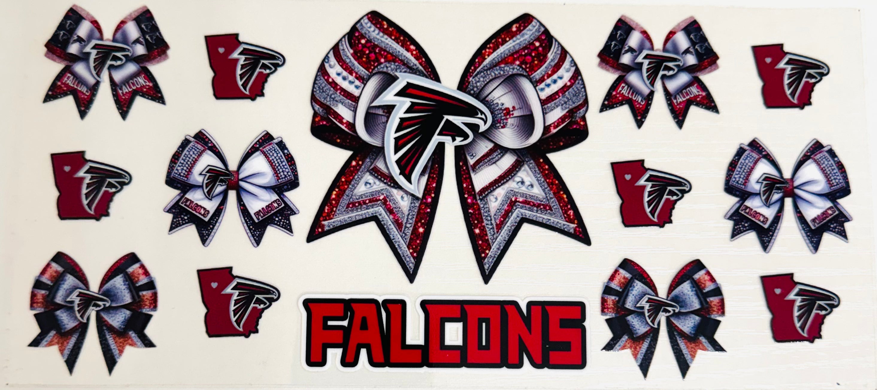 Atlanta Falcons with Bows
