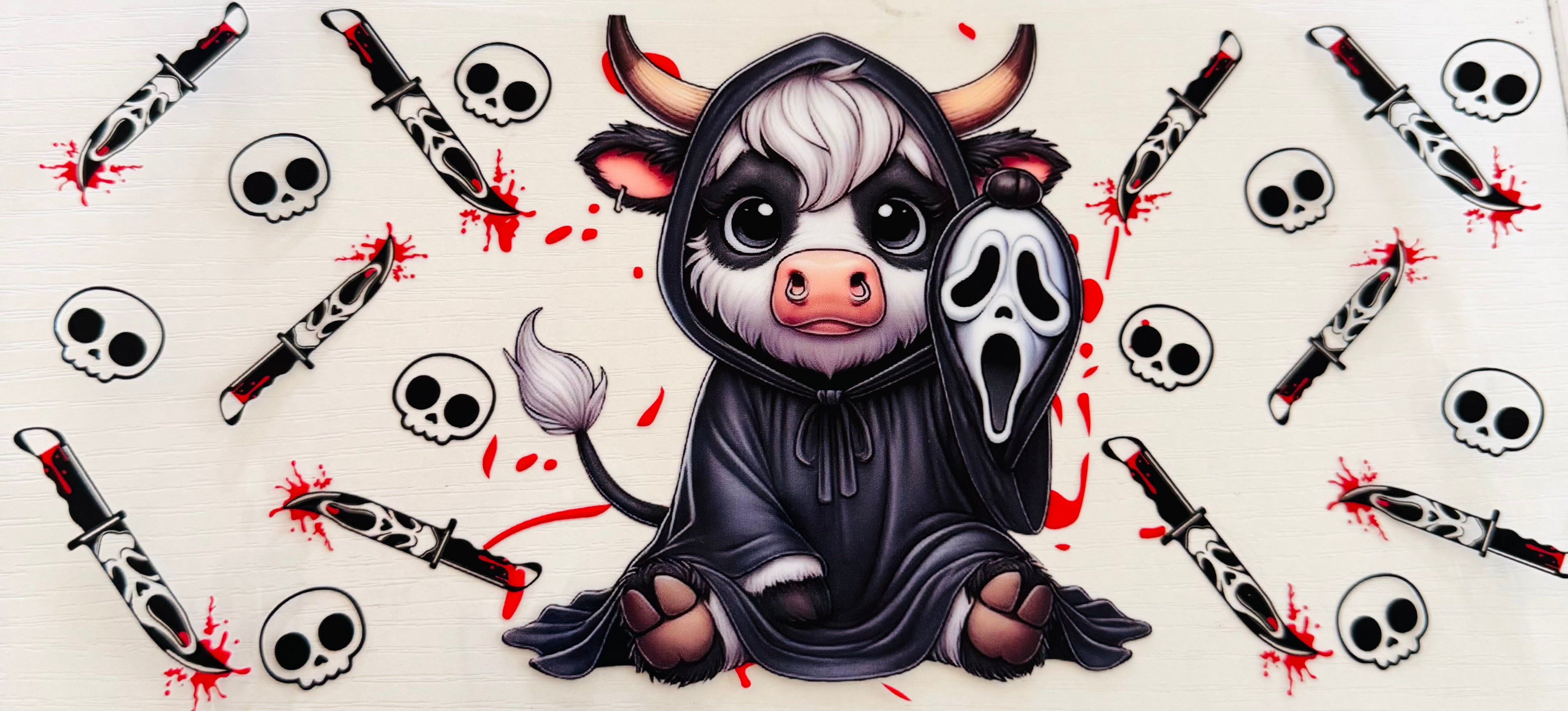 Ghost Face Cow